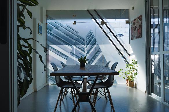 vintage real estate office 1950s Argentina black white photo historical document professional martillero